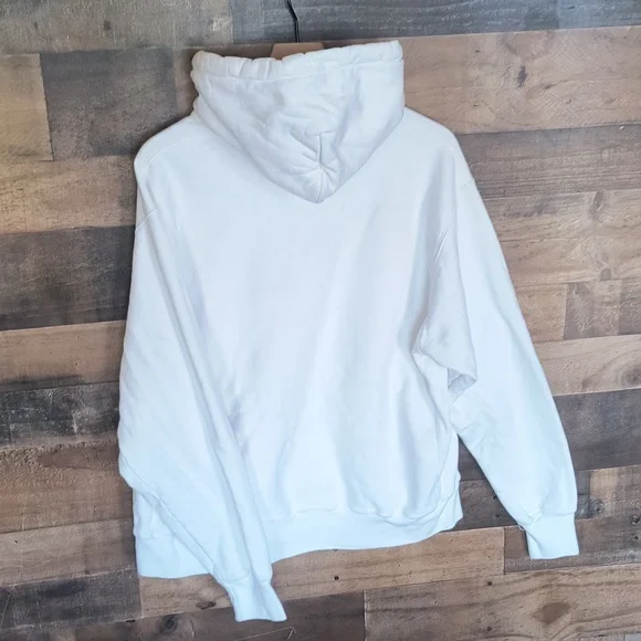Champion Reverse Weave White Pullover Hoodie Sz Large Men - Picture 12 of 17
